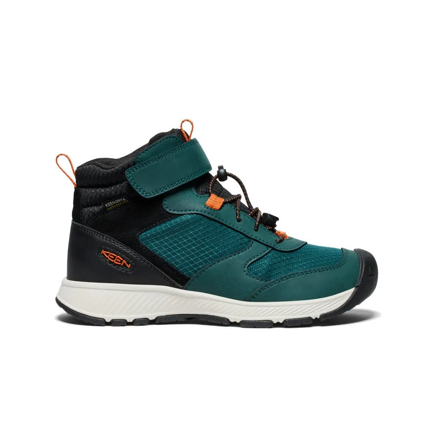 Hiking Style Big Kids' Skua Waterproof Boot  |  Ponderosa Pine/Gold Flame