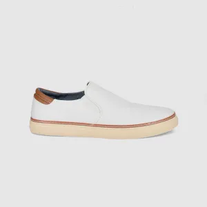 Anti Odor Effortless Wear Tough Grip Bradley Casual Shoes White
