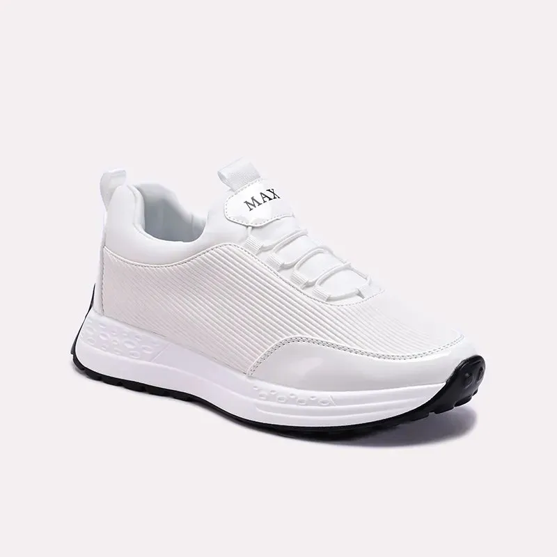 White Mens Sneakers 0120630 Easy Clean