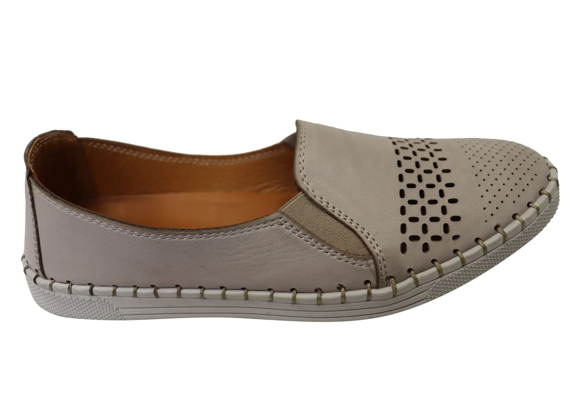 Fashion Comfort Resort Ready Orizonte Harlow Womens European Comfortable Leather Shoes