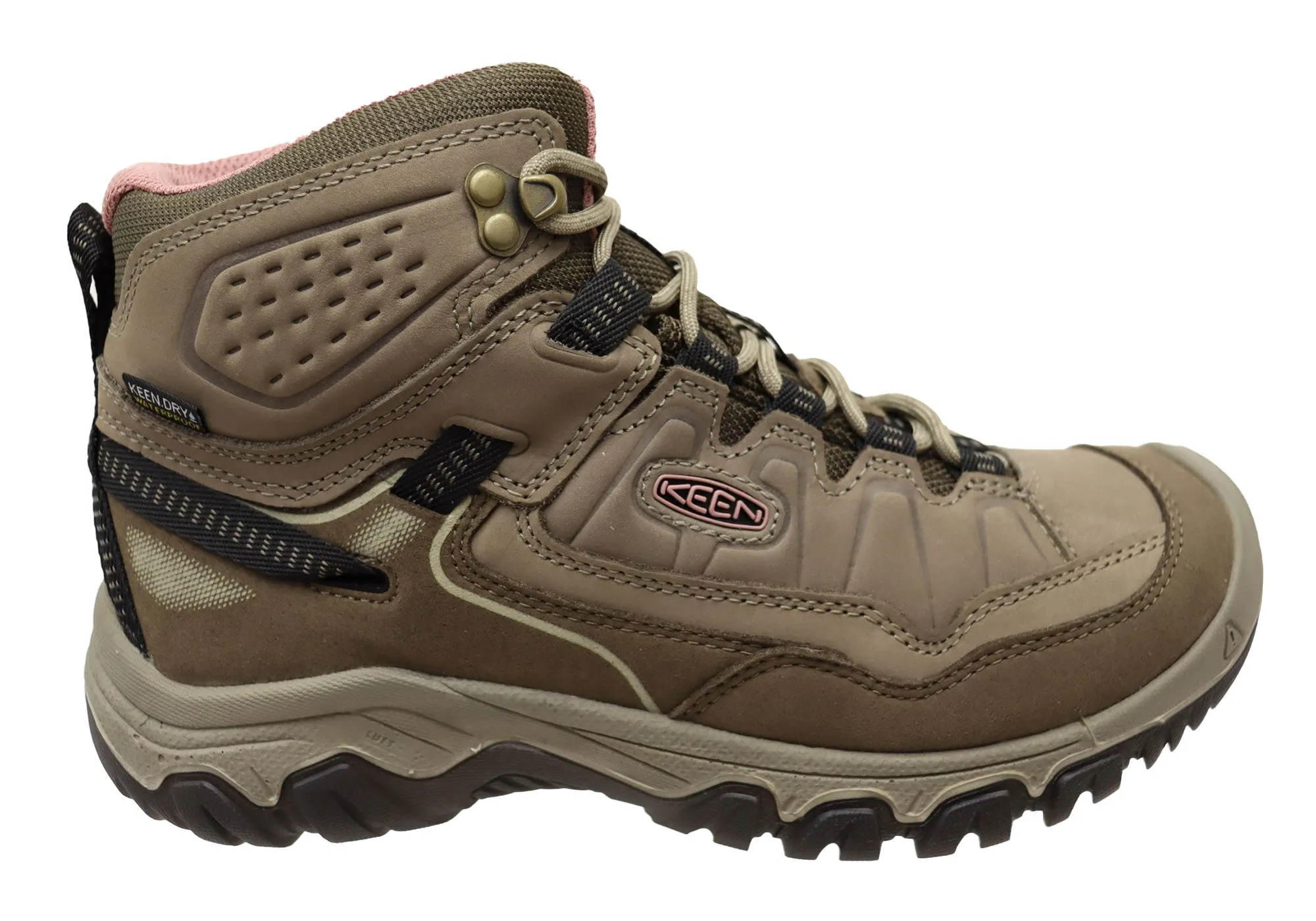 Rugged Style Keen Womens Comfortable Targhee IV Mid Waterproof Hiking Boots