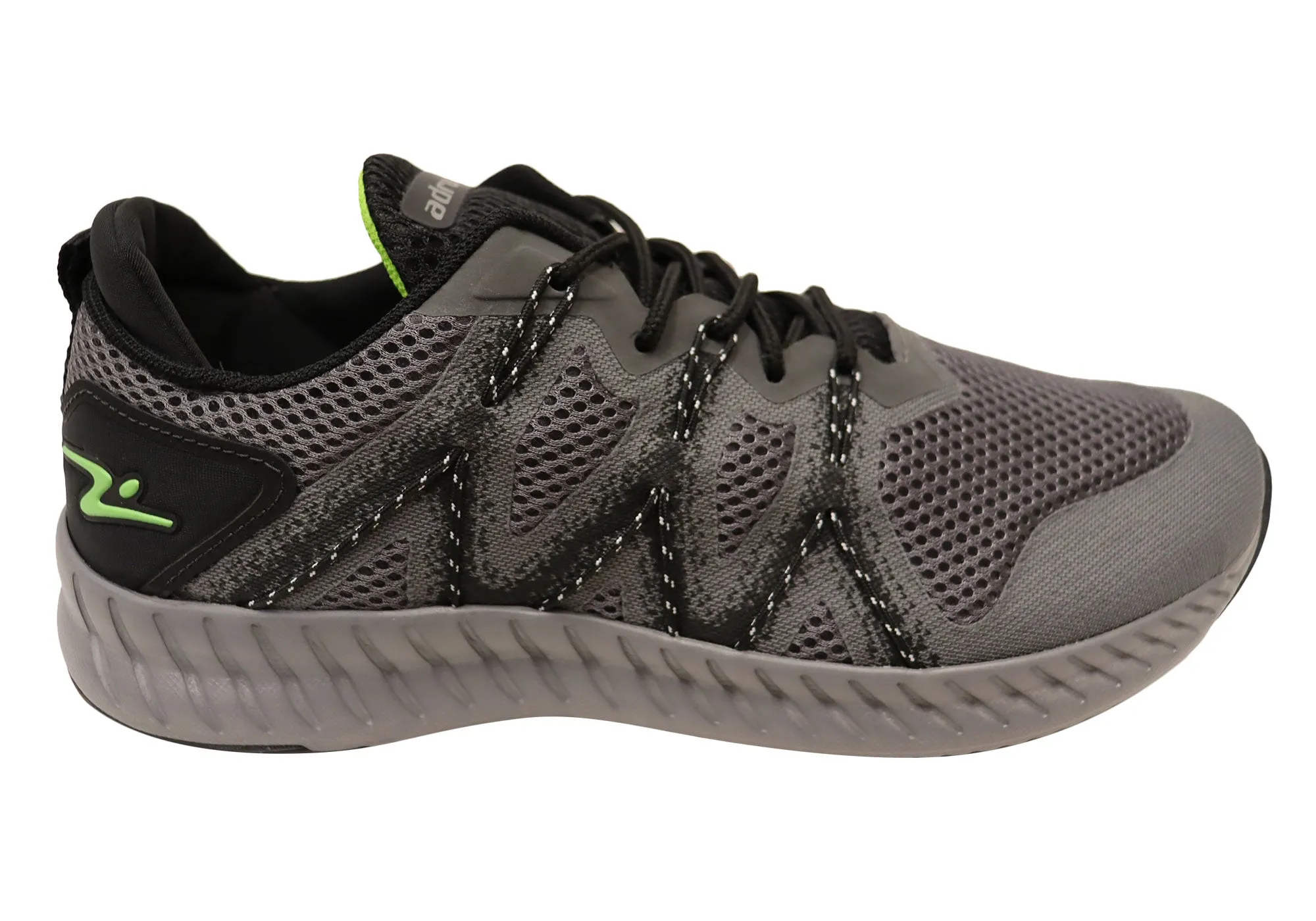 Adrun Revolution Mens Comfortable Athletic Shoes Made In Brazil Impact Resistant Heel