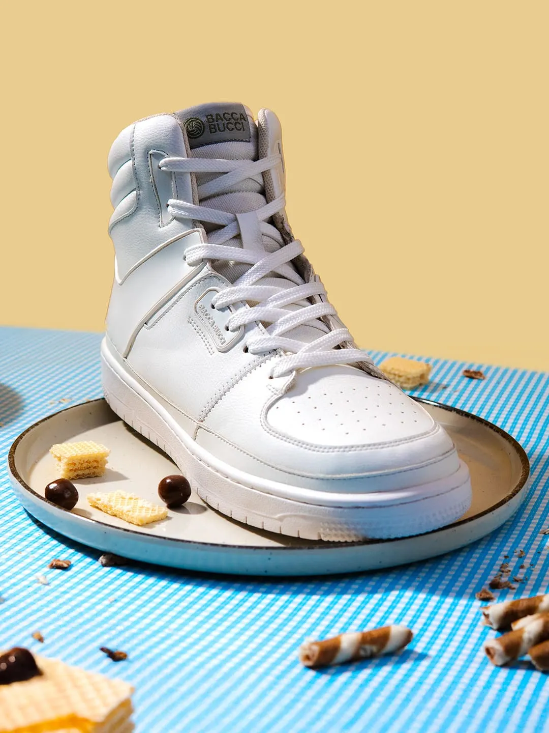 Bacca Bucci Gourmet Collection: High-Top Sneakers Inspired by Dessert Indulgence Summer Heat Trendy