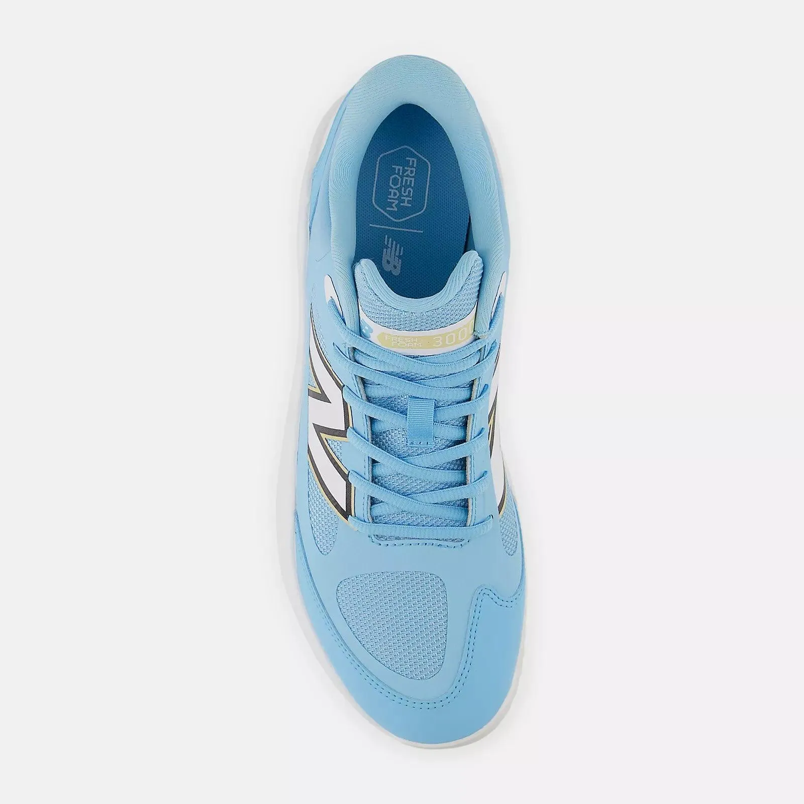 Sky View New Balance Men's Fresh Foam 3000 v7 Turf Baseball Shoes - Carolina - T3000TC7