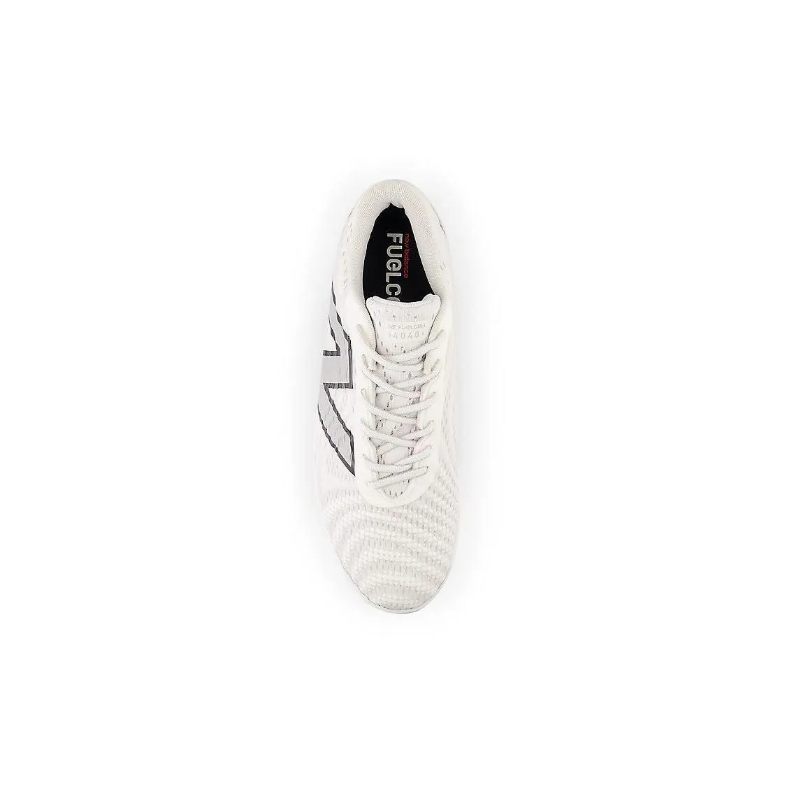 Core Flex New Balance Men's FuelCell 4040 V7 Molded Baseball Cleats - Optic White / Raincloud - PL4040W7