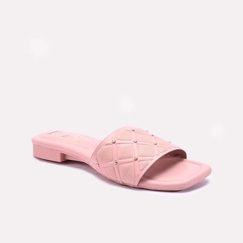 Peach Casual Slippers For Women 0413187 quick dry
