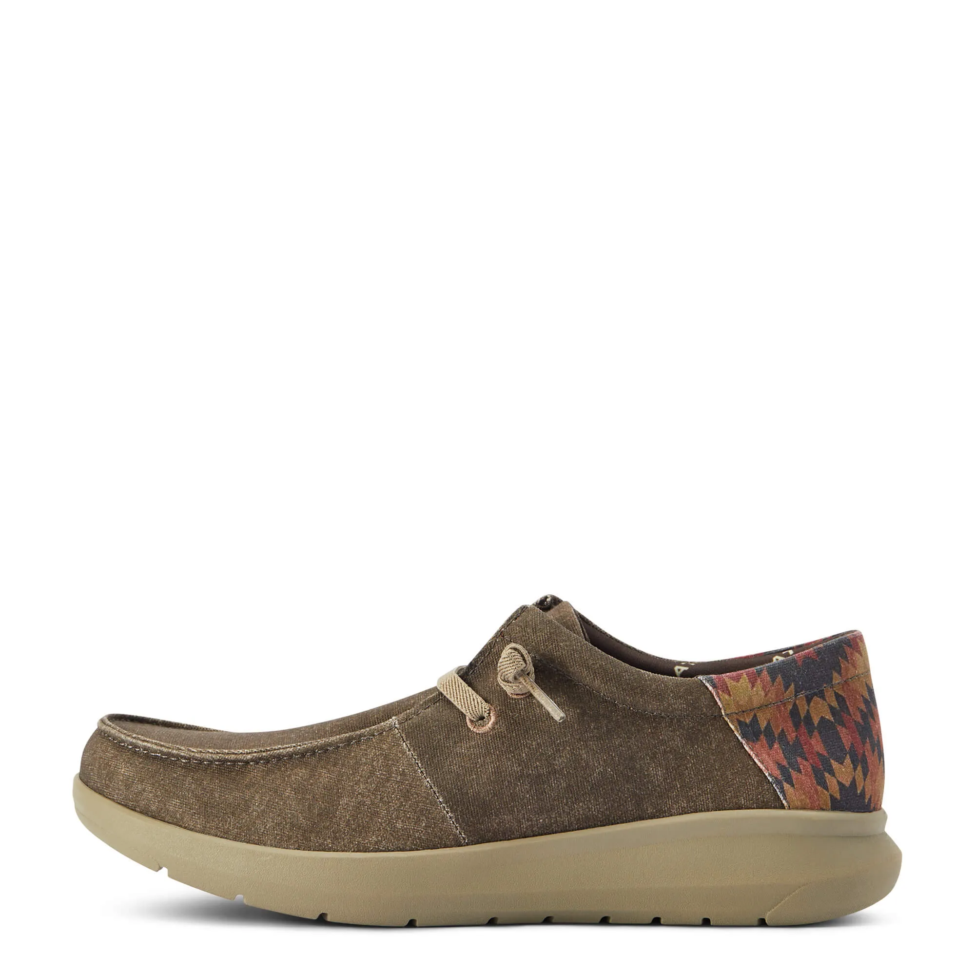 Ariat Men's Hilo Dark Tan Casual Shoe Block Step Sturdy Support
