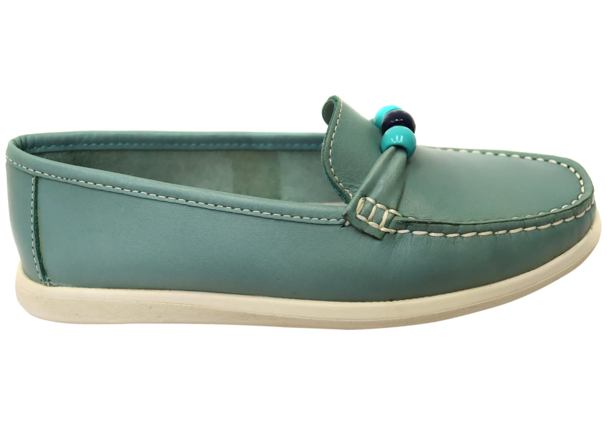 Light Motion Andacco Shuttle Womens Comfortable Leather Loafers Made In Brazil