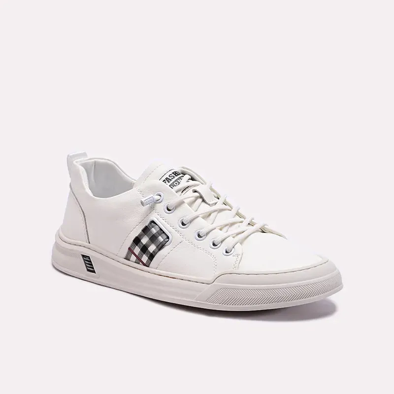 Foot Friendly Active Look White Sneakers Shoes 0120616