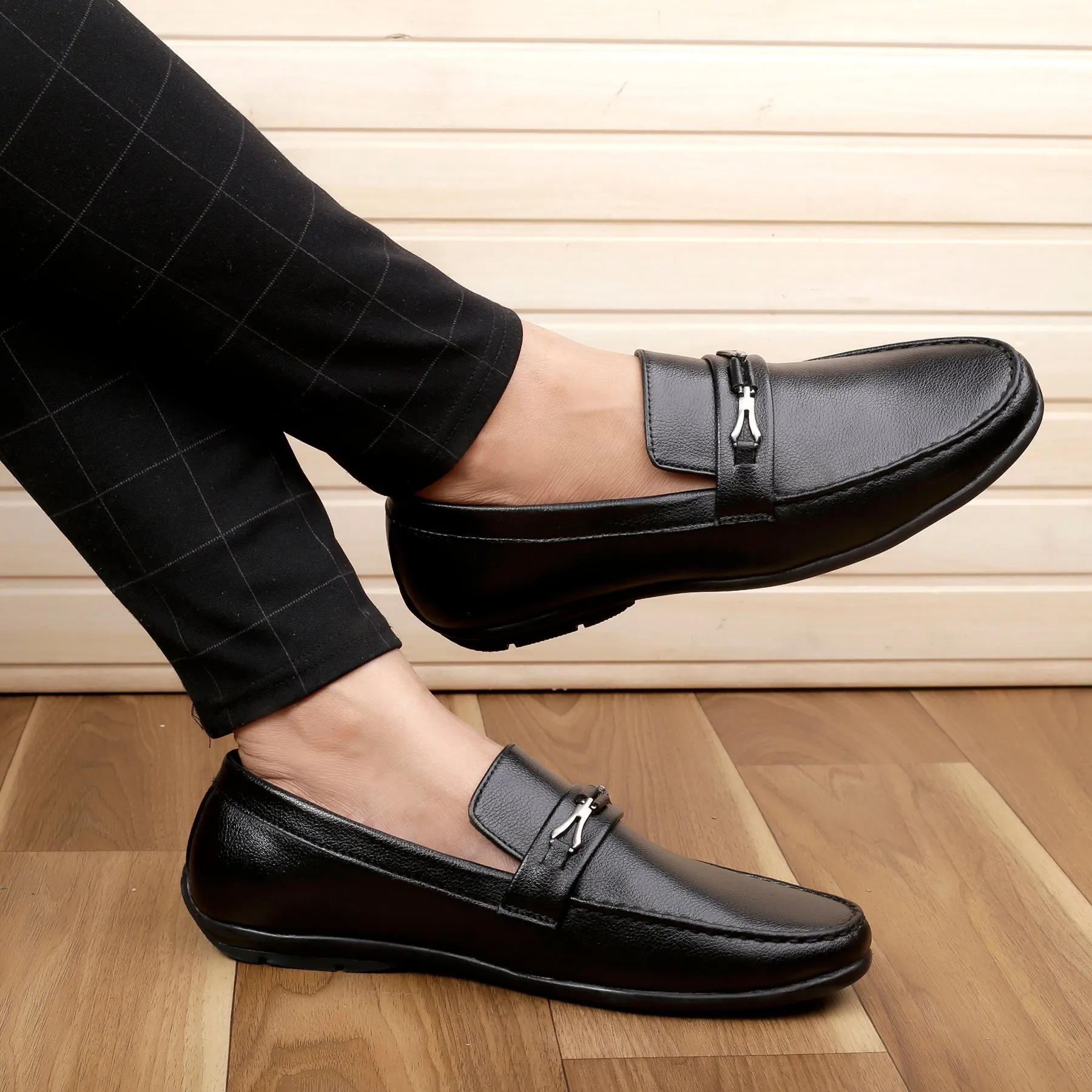 Leaf Hike Eco Wear Bacca Bucci Men's LUNA Casual Slip-On Loafers Moccasins Lightweight Driving Shoes