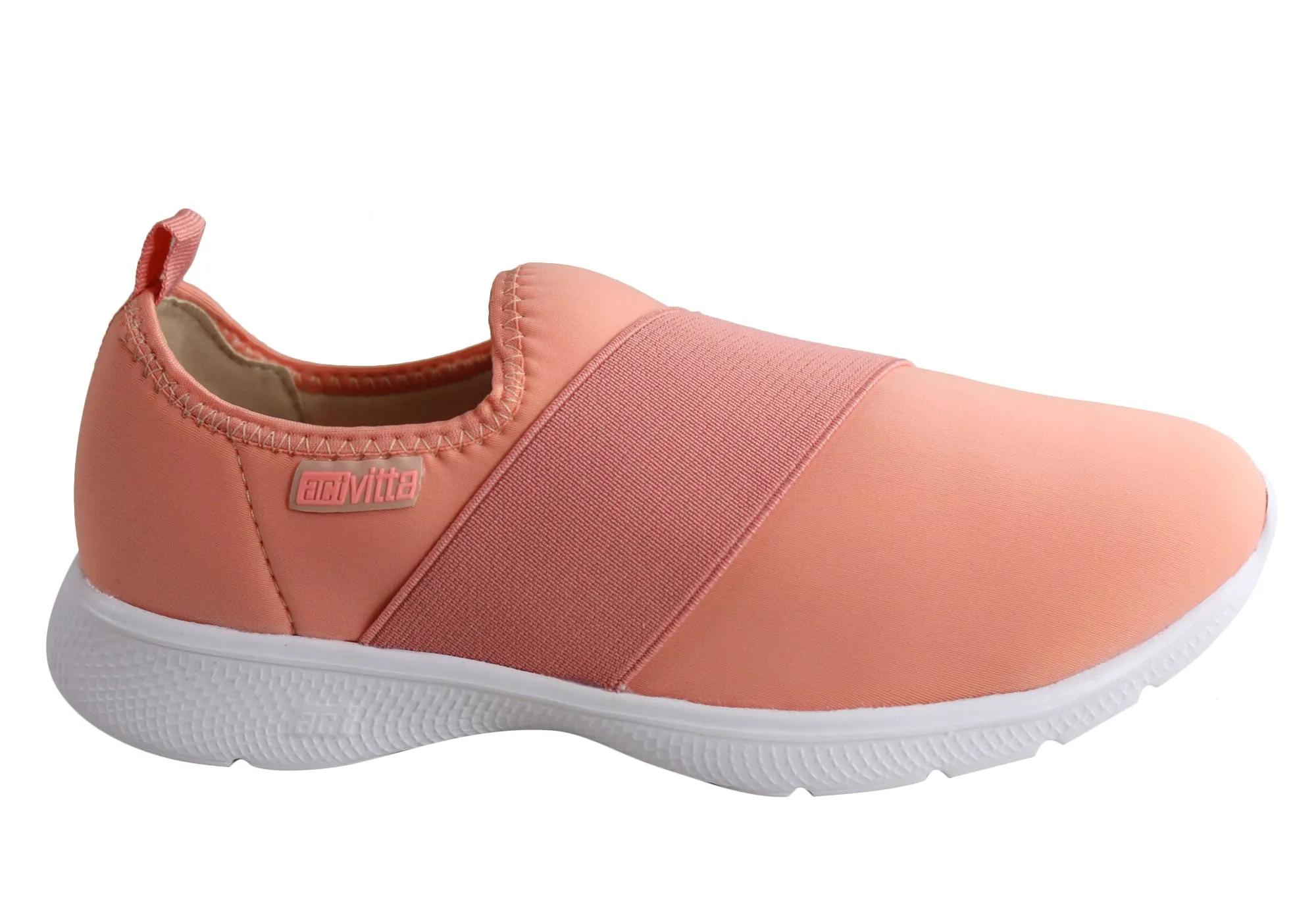 Mule Style Track Step Actvitta Gemini Womens Comfort Cushioned Active Shoes Made In Brazil