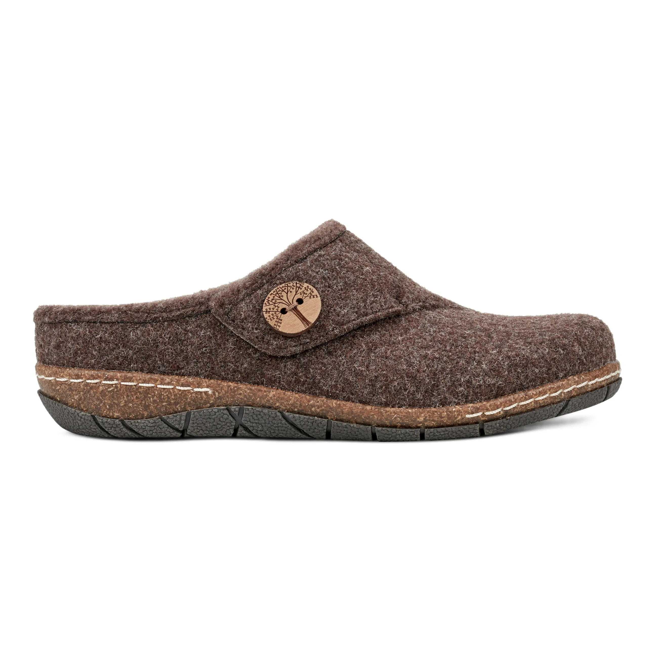 Ezra Round Toe Casual Slip-on Flat Clogs Feather Light Cold Weather