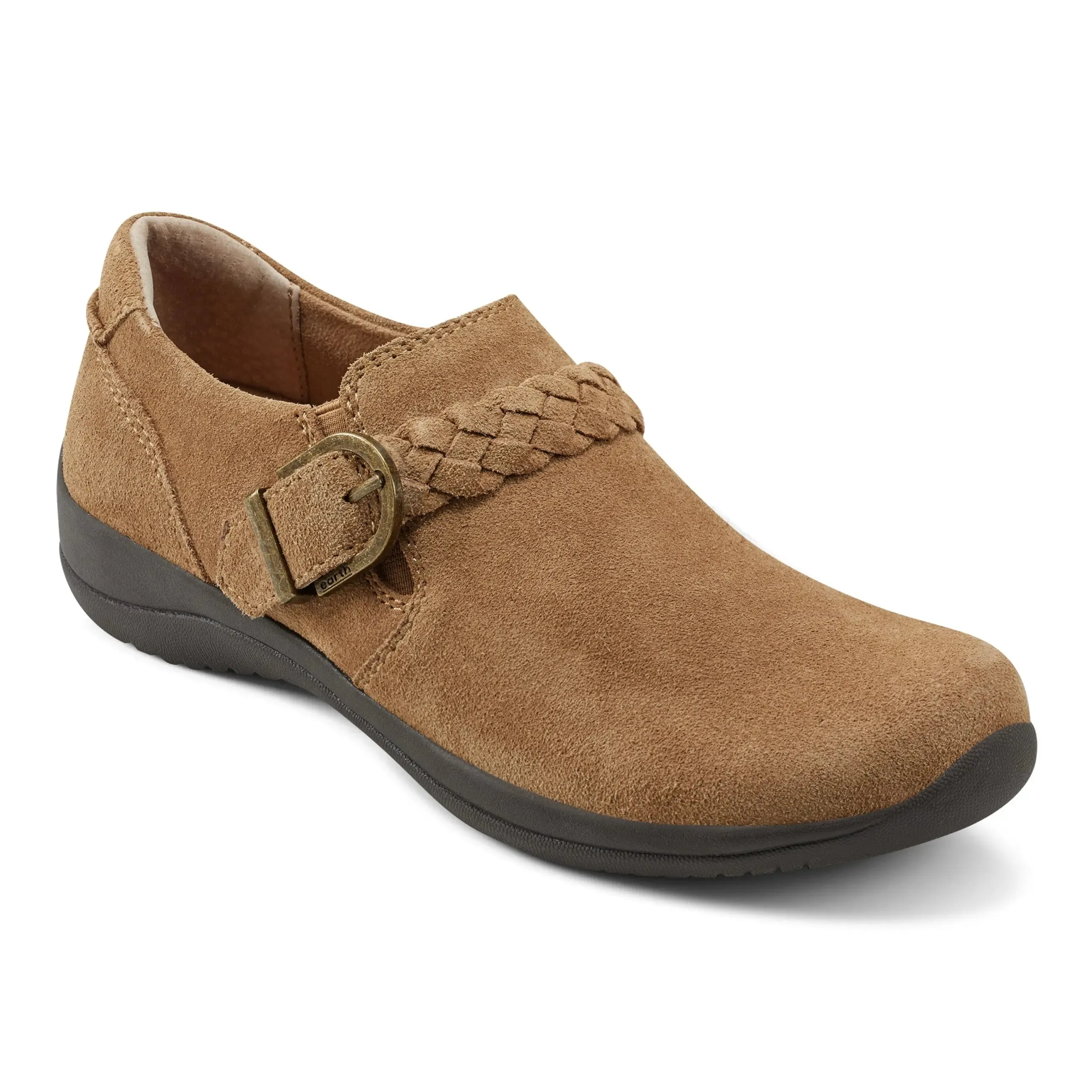 Farage Round Toe Casual Slip-on Flats Sweat Resistant Frequent Travelers