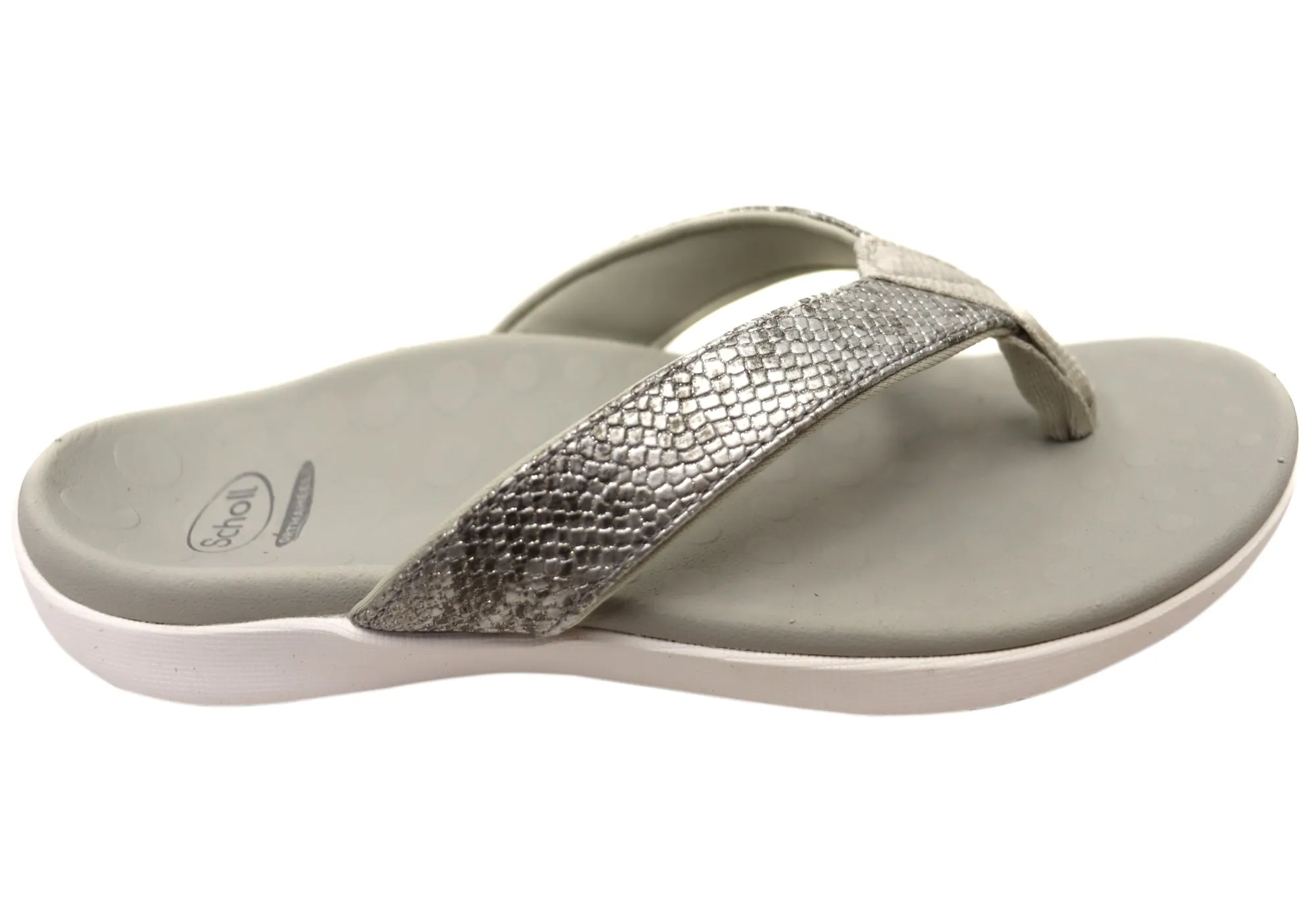 Scholl Orthaheel Sonoma II Womens Supportive Comfort Thongs Sandals Comfortable Straps