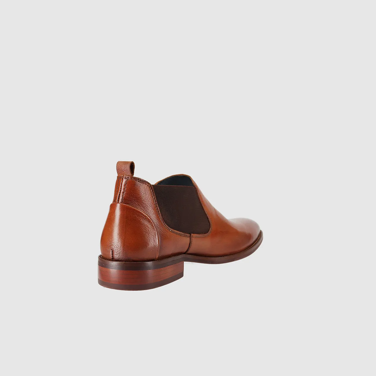 Luis Chelsea Boots Tan Construction Grade Minimal Mood