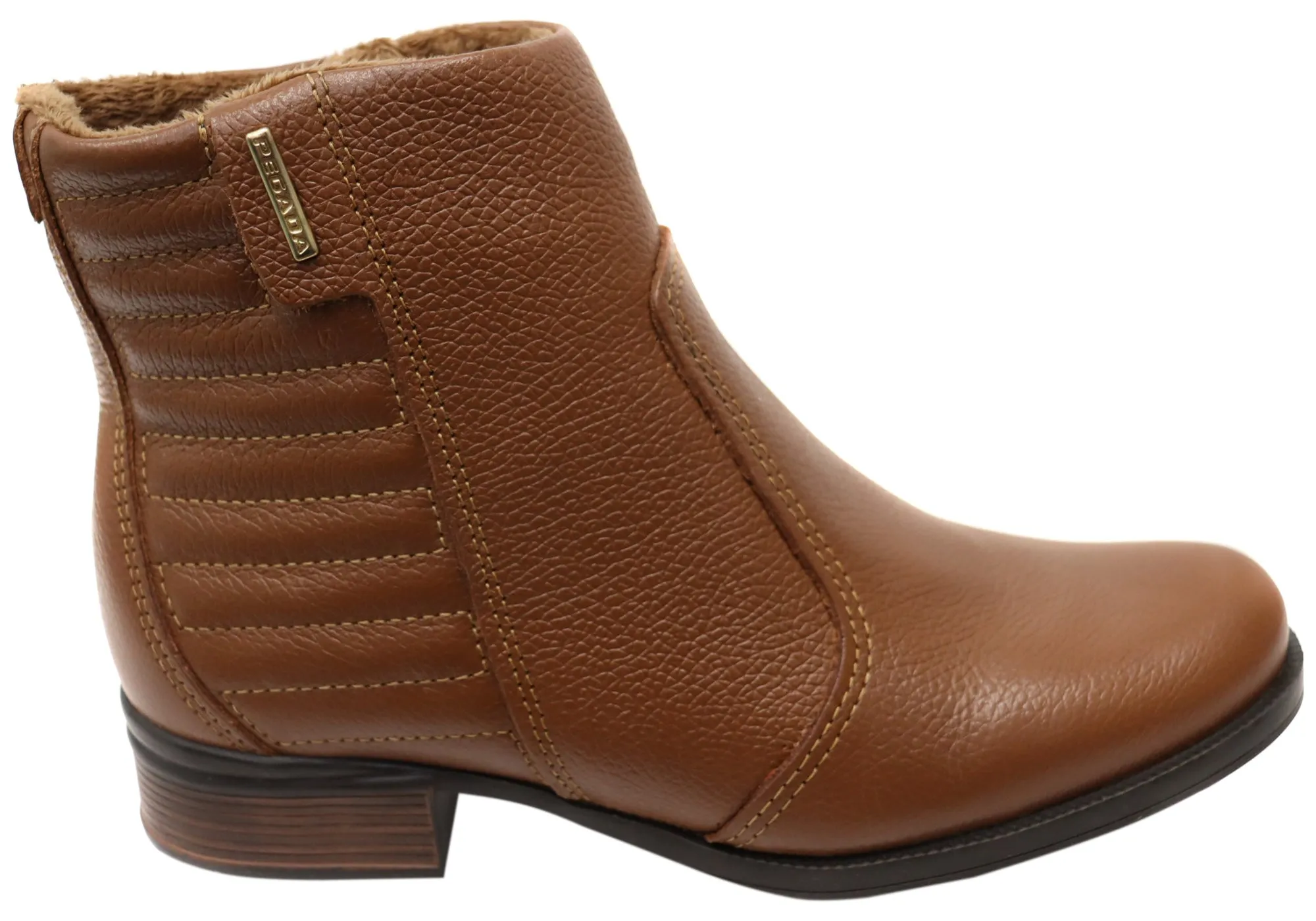 Pegada Dulce Womens Comfortable Brazilian Leather Ankle Boots Comfortable to walk Versatile Design