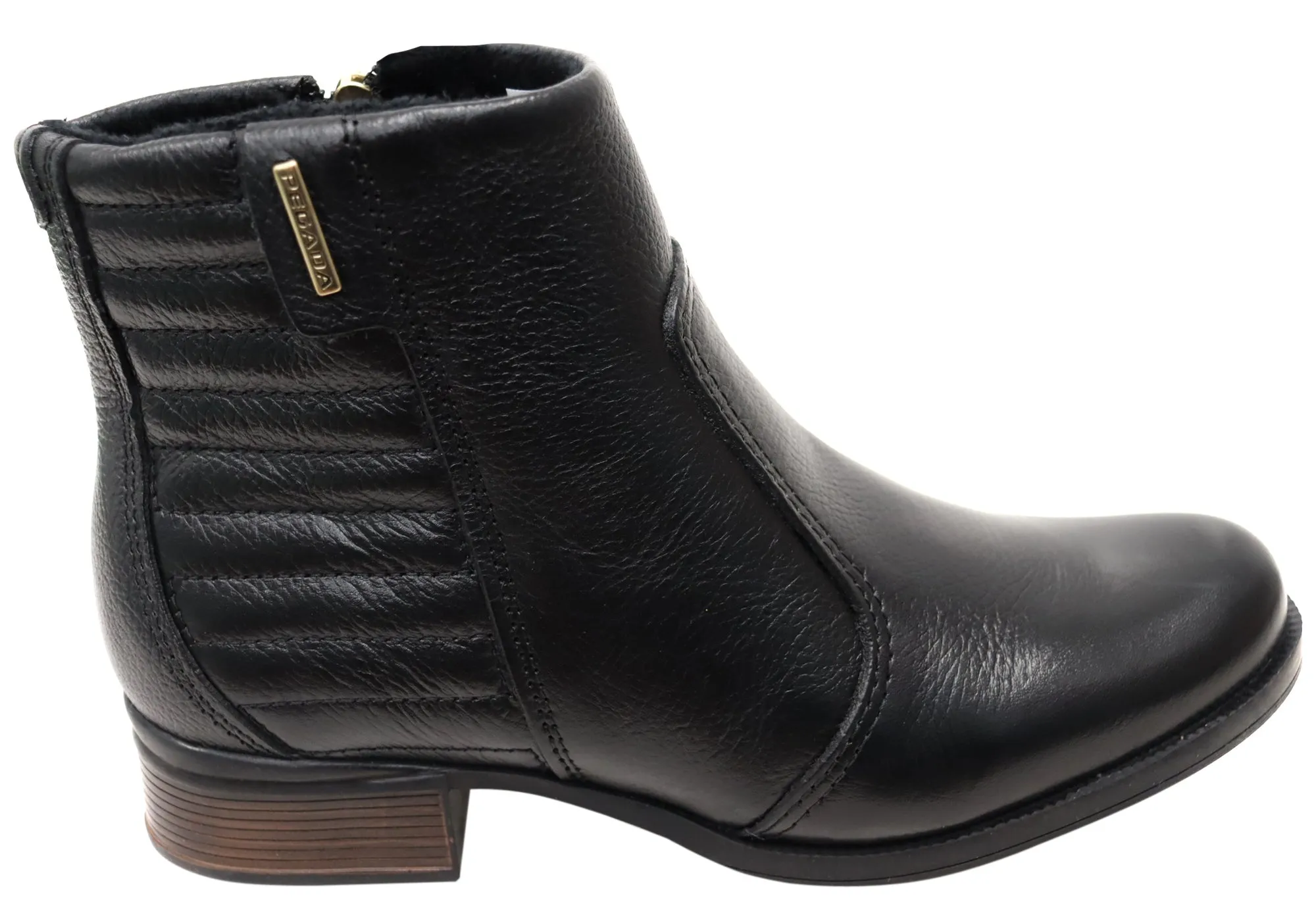 Pegada Dulce Womens Comfortable Brazilian Leather Ankle Boots Cushioned Step Rough Terrain
