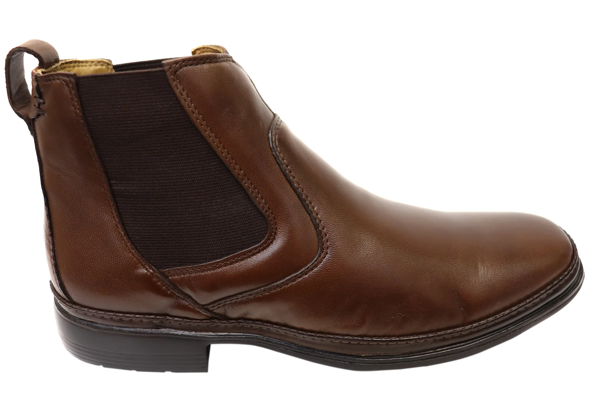 Savelli Liam Mens Comfort Leather Chelsea Dress Boots Made In Brazil Camouflage Pattern