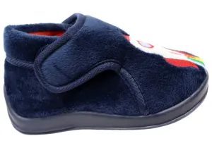 Grosby Rocket Baby Toddler Kids Comfortable Indoor Slippers mesh material Padded Footbed