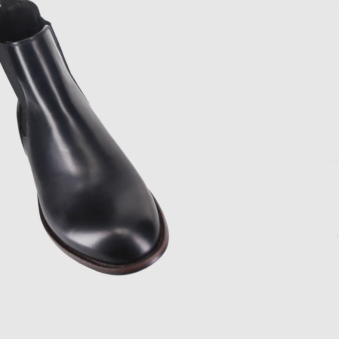 Seamless Fit Thermal Core Stylish Explorer Plymouth Chelsea Boots Black