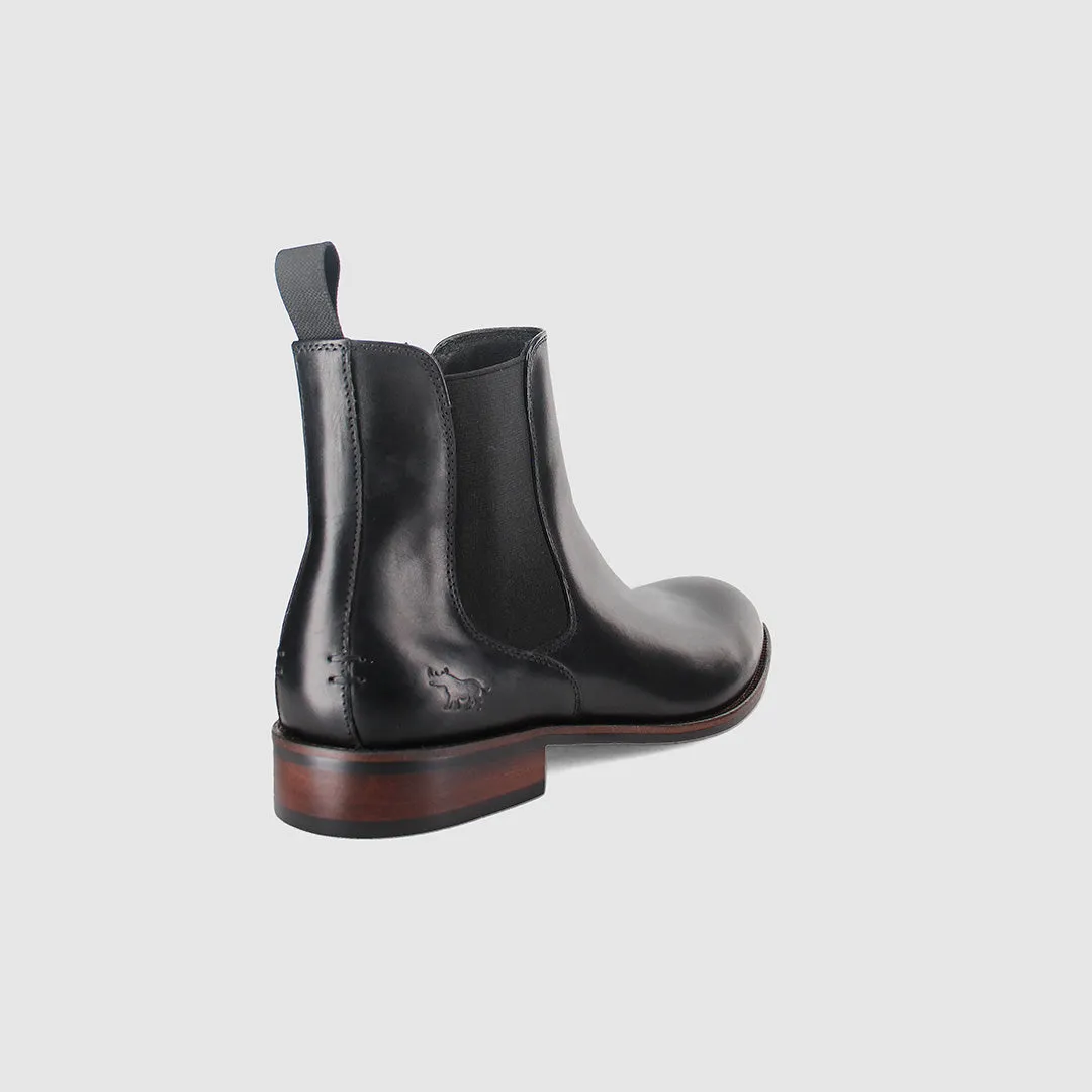 Reinforced toe Walkable Comfort Plymouth Chelsea Boots Black