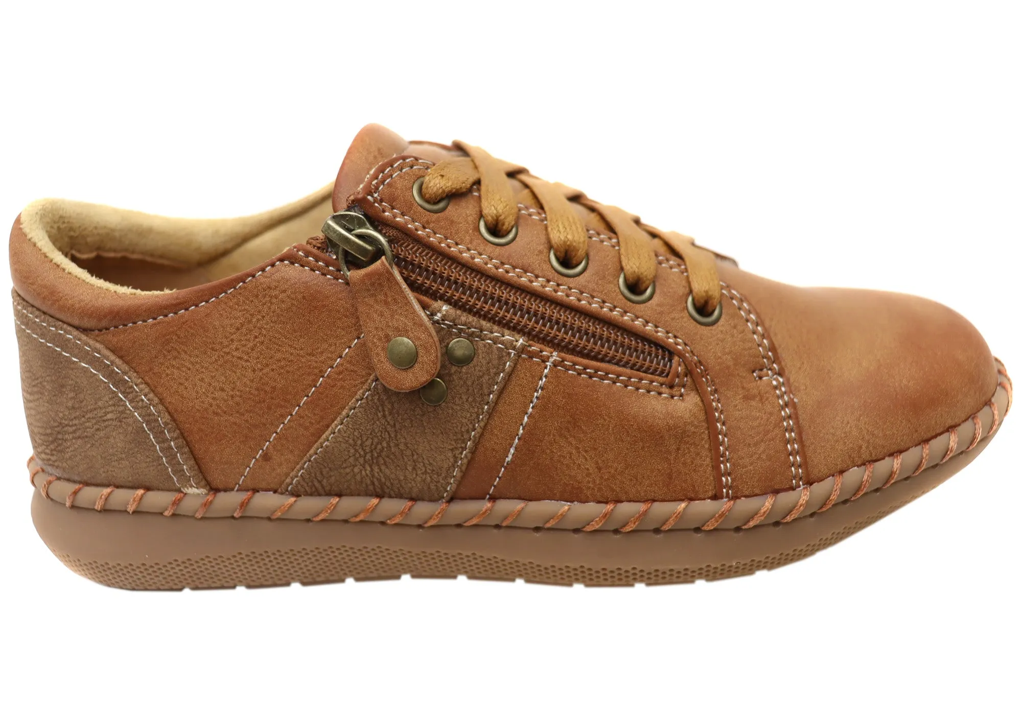 Air Flow Channels EasyClean Scholl Orthaheel Womens Wren Comfortable Casual Shoes