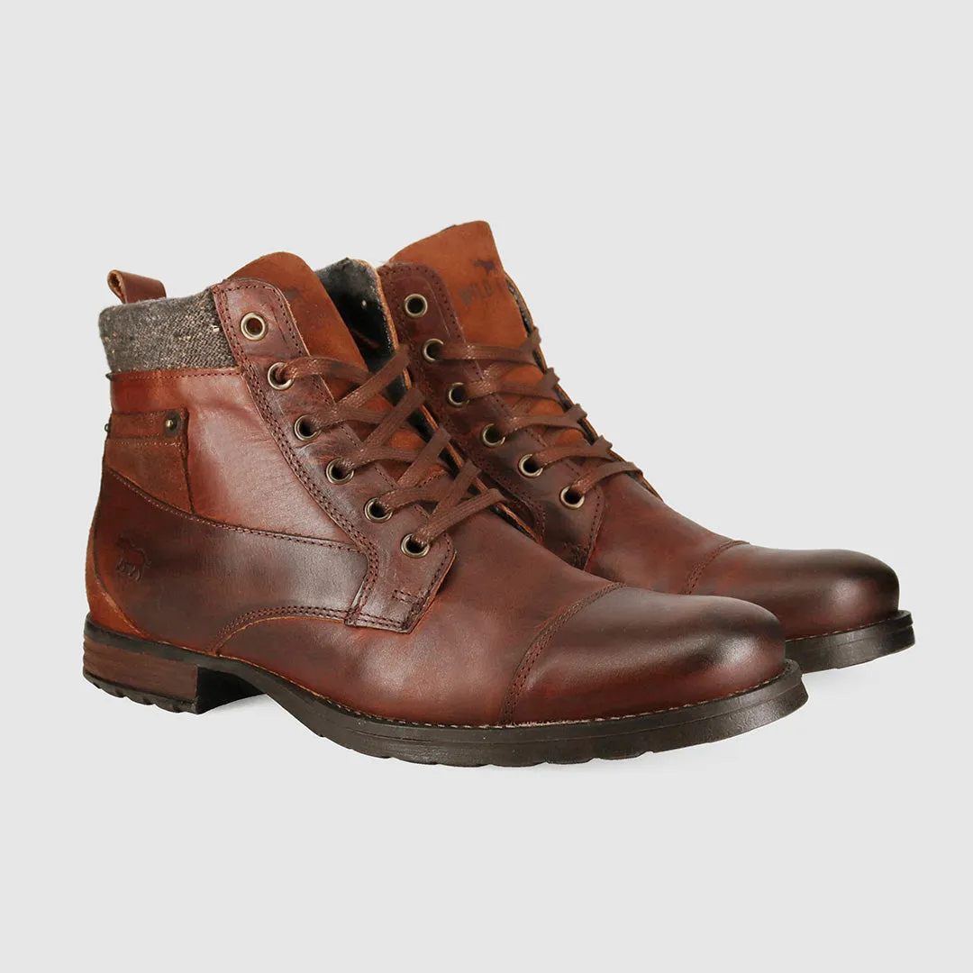 Aireys Lace Up Boots Rust Premium Comfort Outdoor Explorer