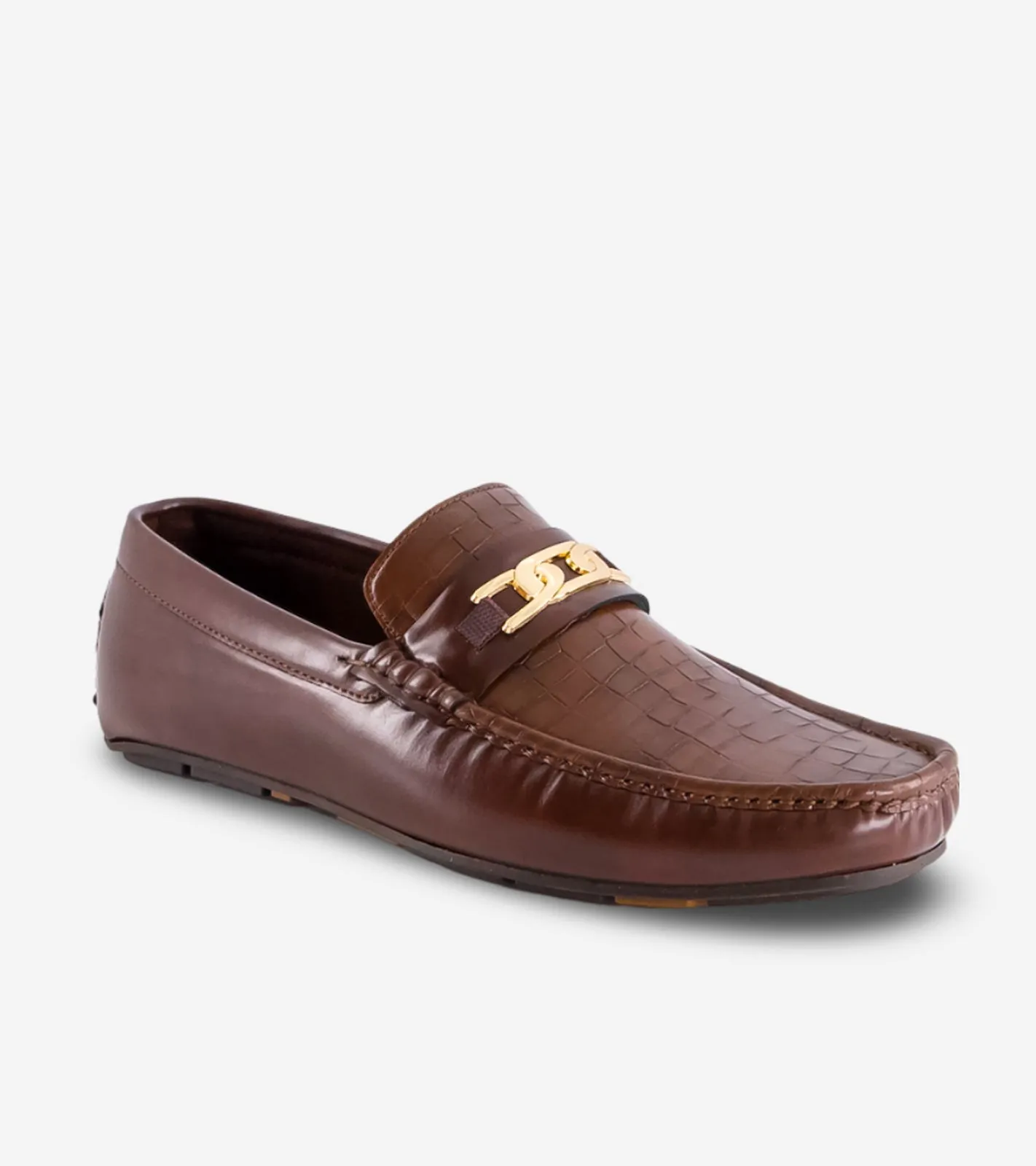 Synthetic Men's Moccasins US-TE-4301