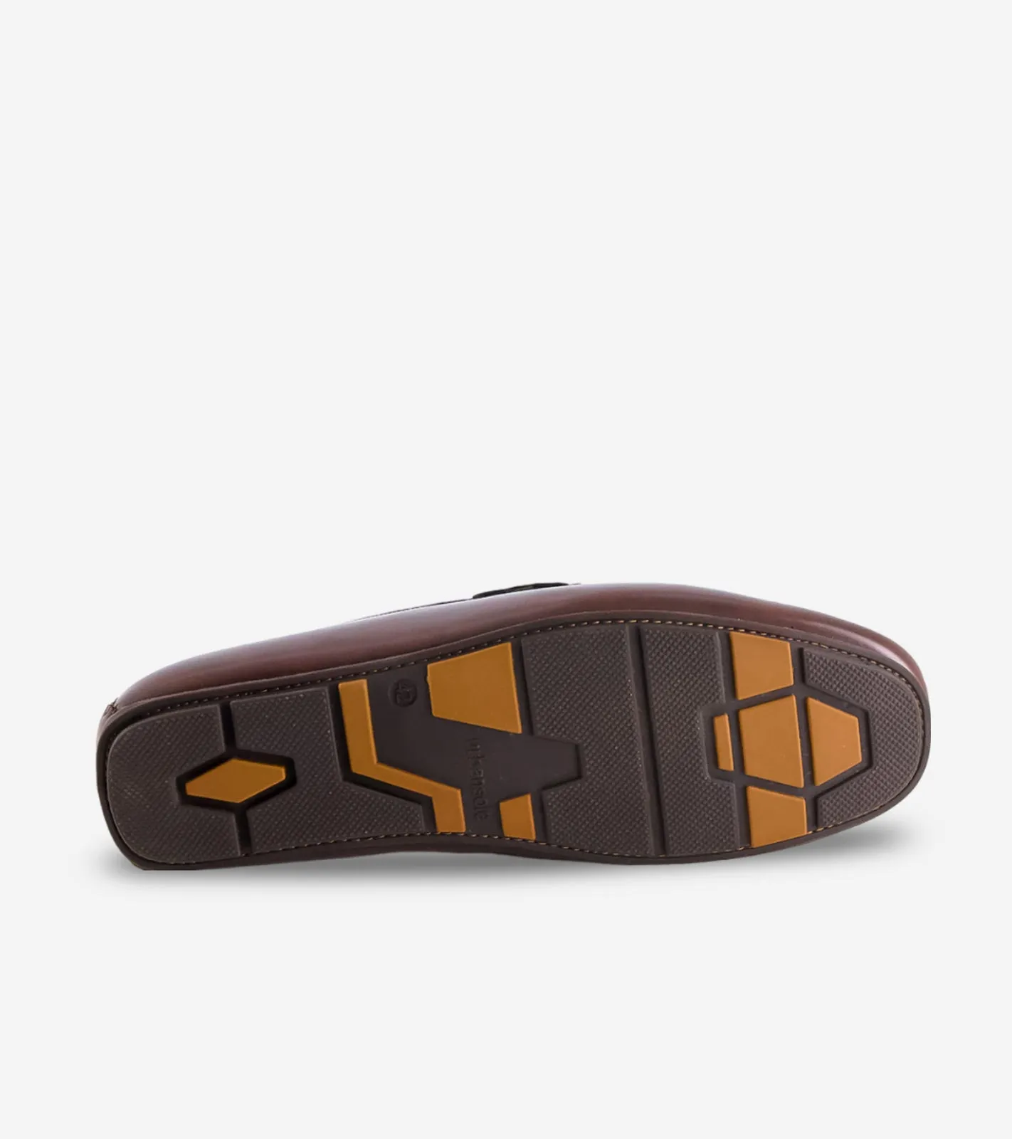 Men's Moccasins US-TE-4301 Zipper Closure Peak Path