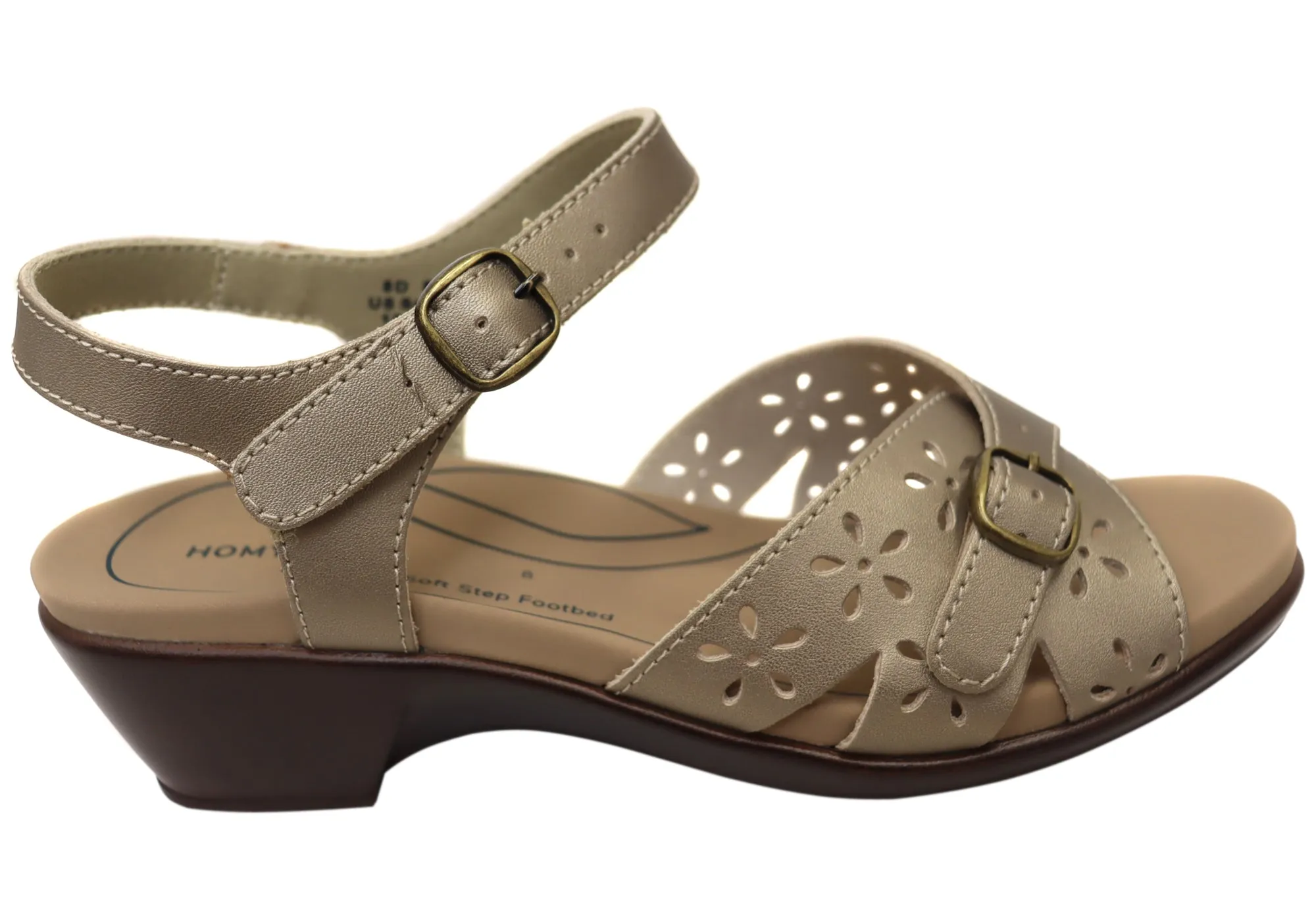 Summer Open Toe Shoes All Purpose Homyped Womens Comfortable Wide Fit US Sandal