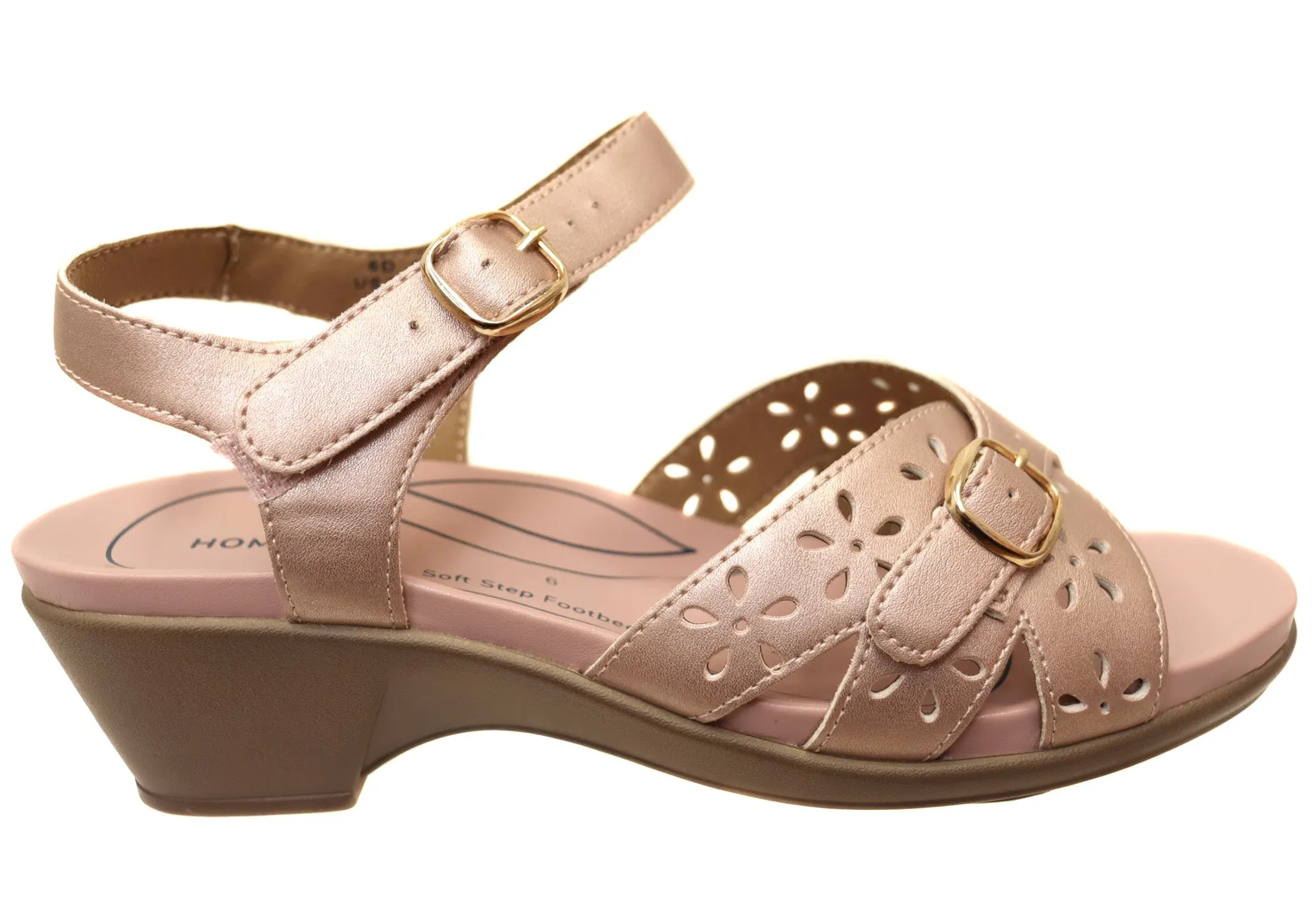 Homyped Womens Comfortable Wide Fit US Sandal Summer essentials Sunny Mood