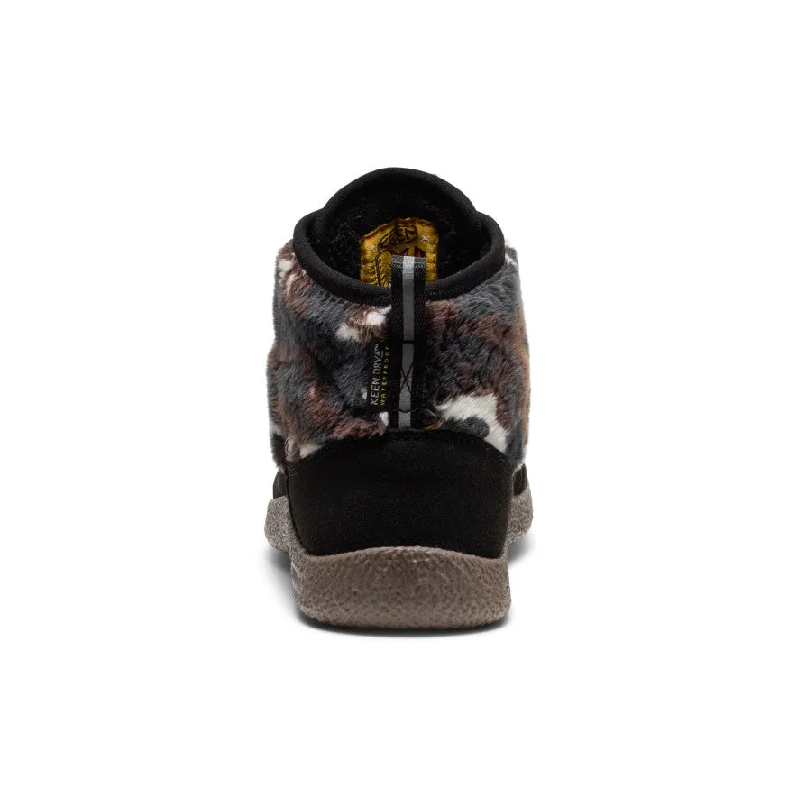 Big Kids' Howser II Waterproof Chukka  |  Black/Star White Cushioned Step Rough Terrain