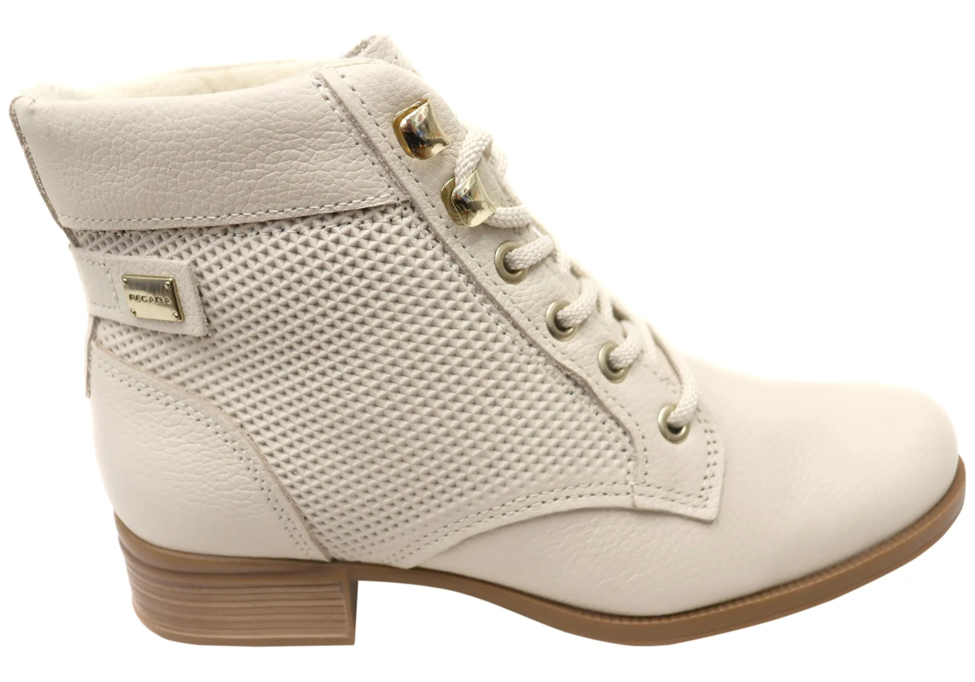 Thermal Core Mountain Hike Pegada Minki Womens Comfortable Brazilian Leather Lace Up Boots