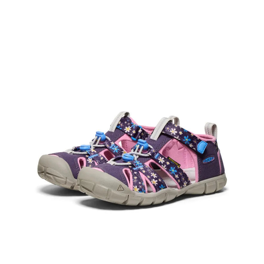 Flex form Stylish Casual Footwear Big Kids' Seacamp II CNX  |  Daisies/Marina