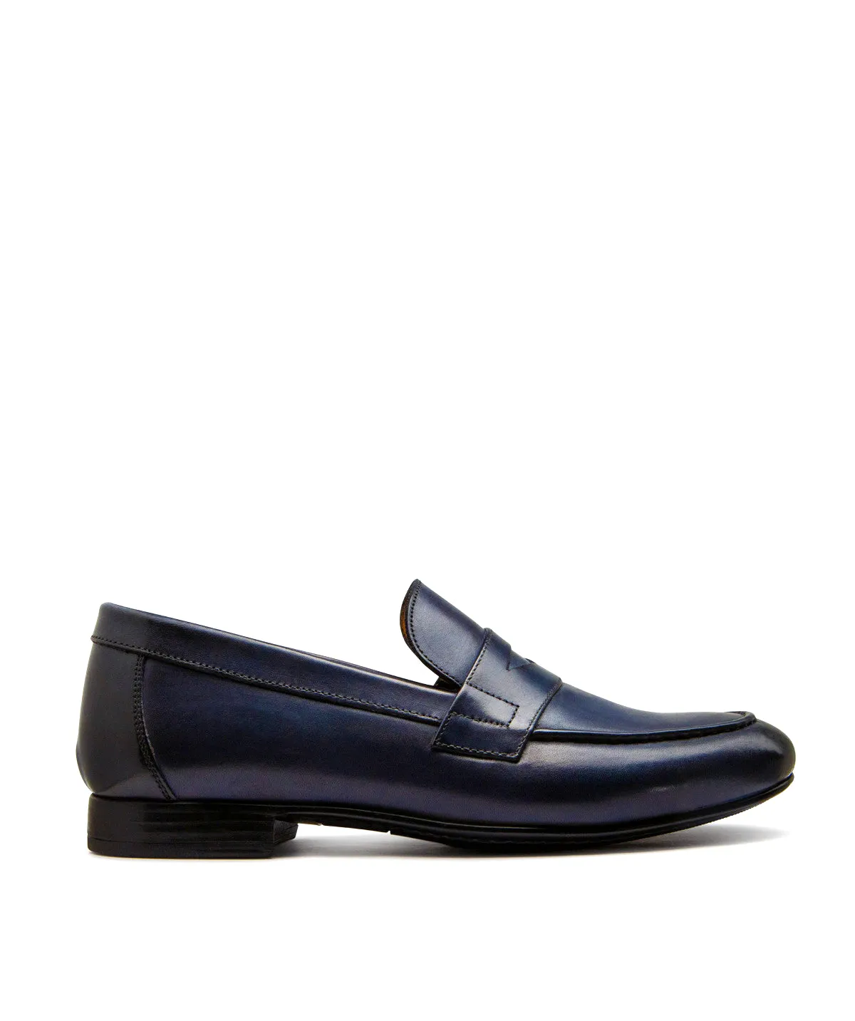 City Shade Modern Silhouette Mocassin CLAYTON Bleu Patin
