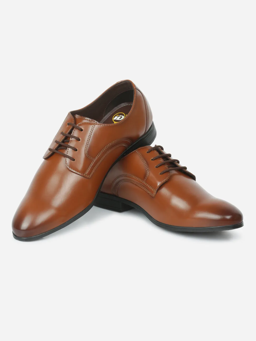 Quiet Shade Durable Sole Men's Tan Round Tow Lace up Formal (IX1082)