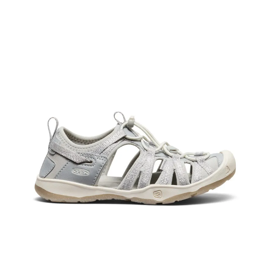 Minimal Bulk Insole Cushion Big Kids' Moxie Sandal  |  Silver