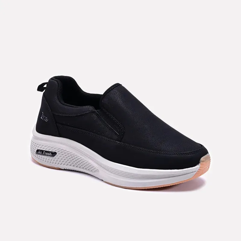 Iron Sole Black Sneaker Shoes 0120518 Enhanced grip Strong Stitching