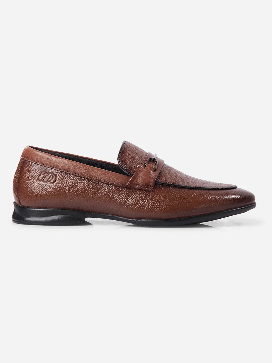 Men's Brown Regular Toe Slip On Formal (ID2270) Neutral Hue