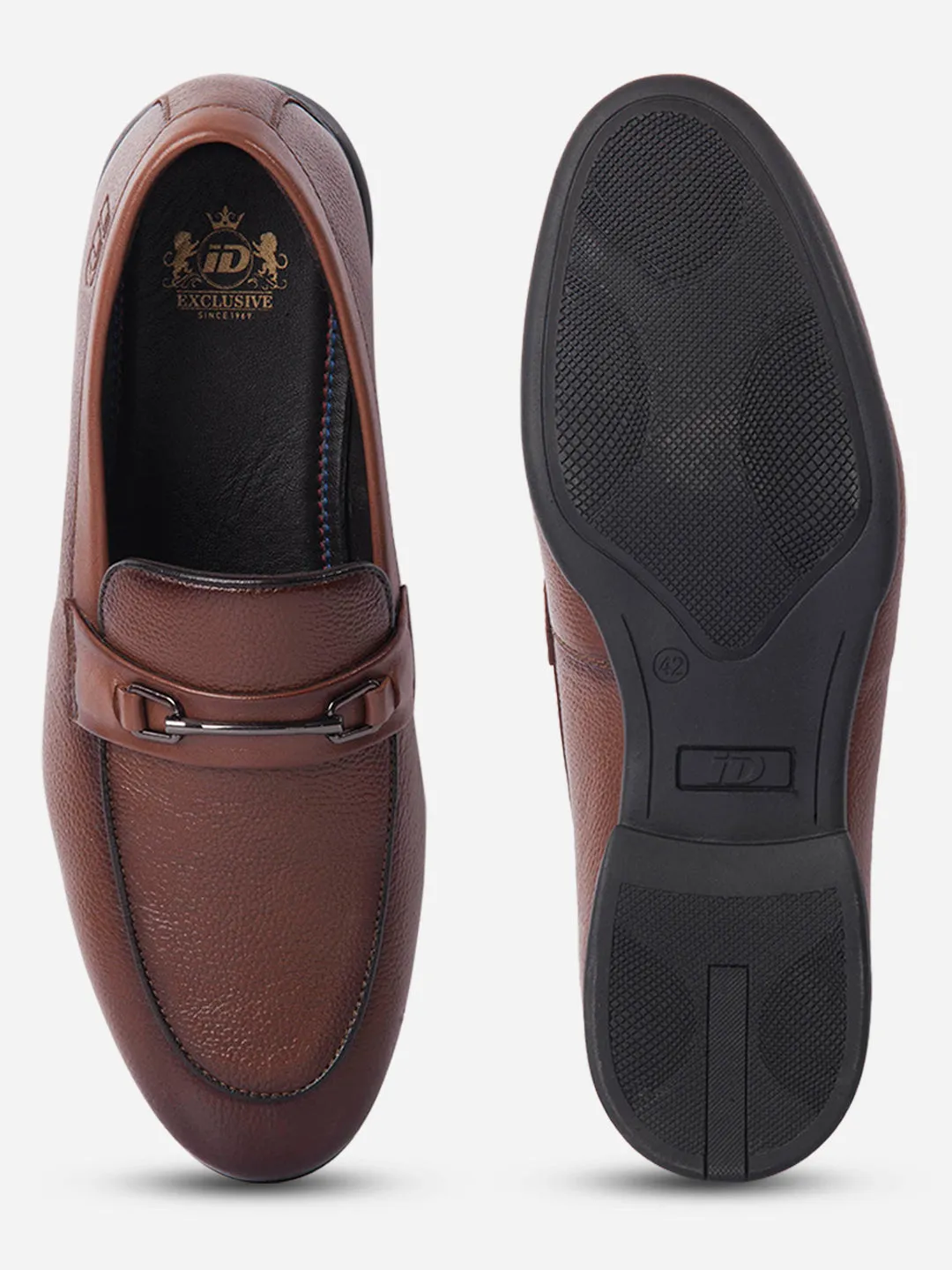 Destination Wedding Men's Brown Regular Toe Slip On Formal (ID2270)