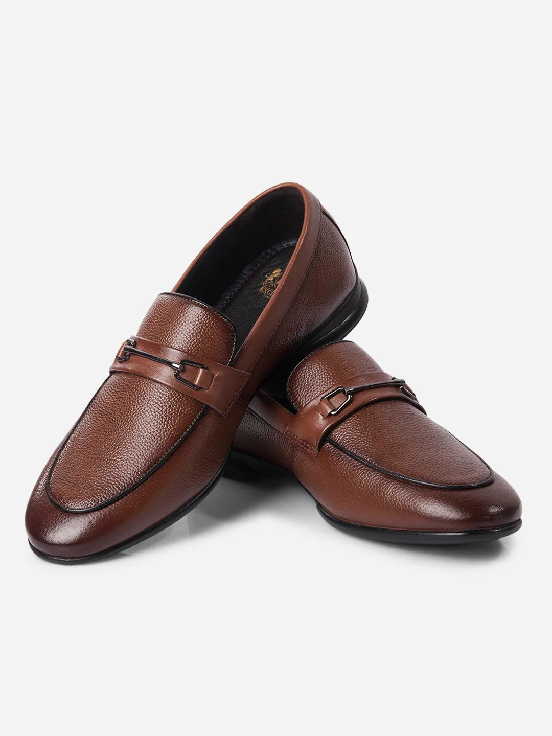 Men's Brown Regular Toe Slip On Formal (ID2270) Premium Comfort Formal Look
