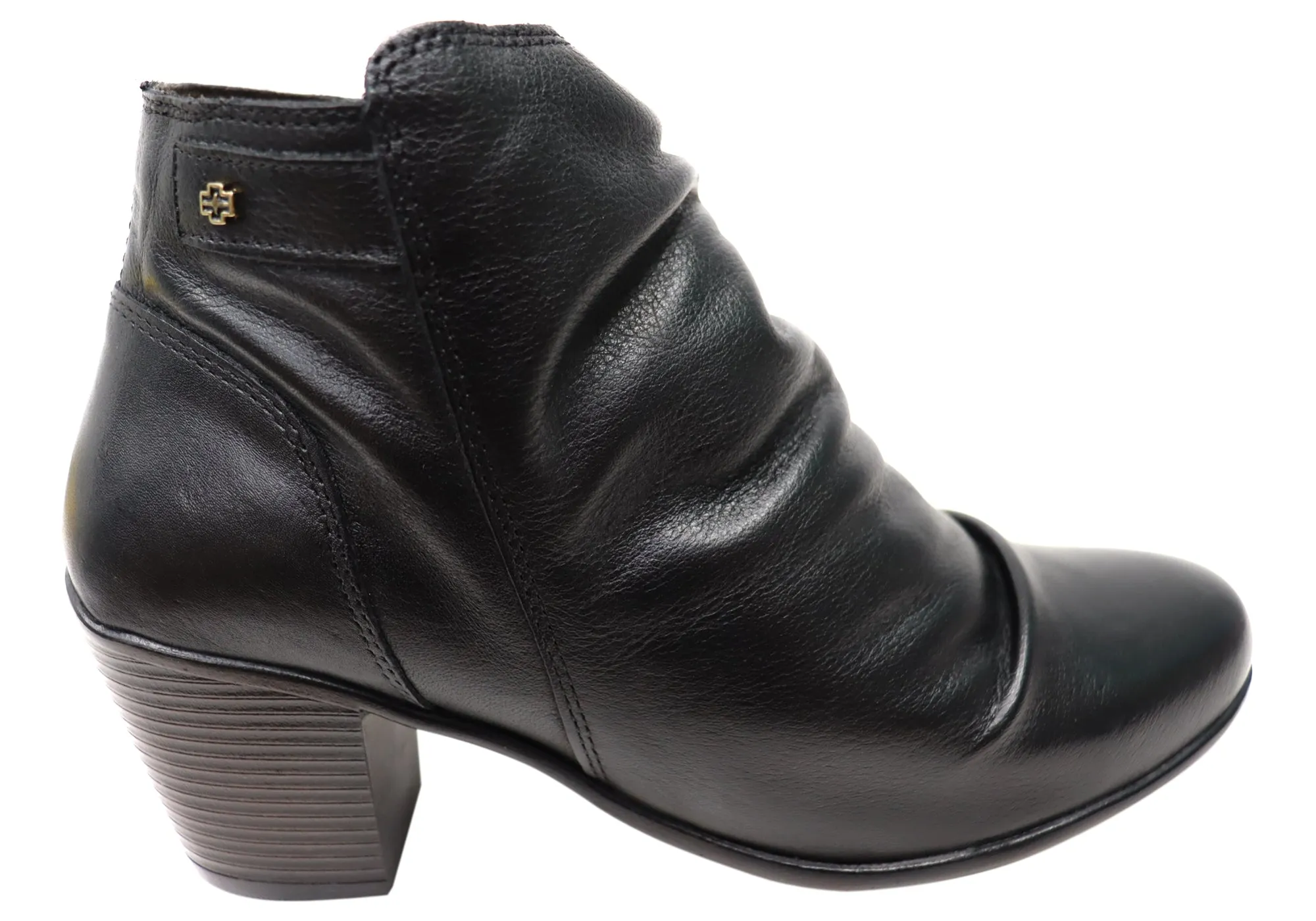 Perlatto Brooke Womens Comfortable Leather Ankle Boots Made In Brazil MachineWashable Reinforced Form Mountain Hike