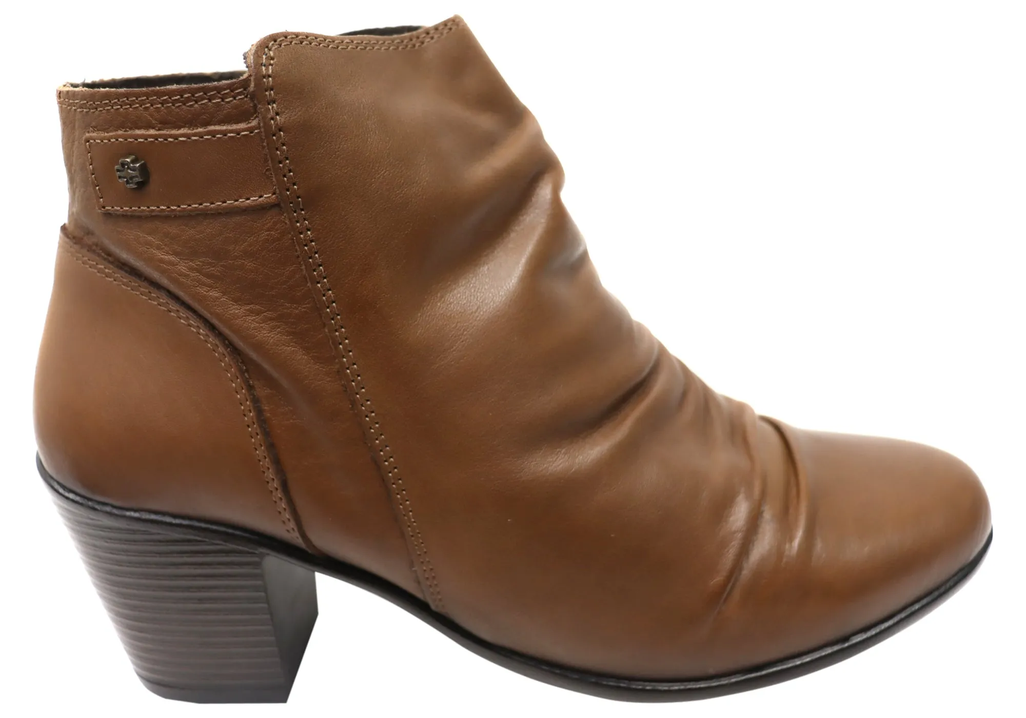 Indie Core Country Side Perlatto Brooke Womens Comfortable Leather Ankle Boots Made In Brazil