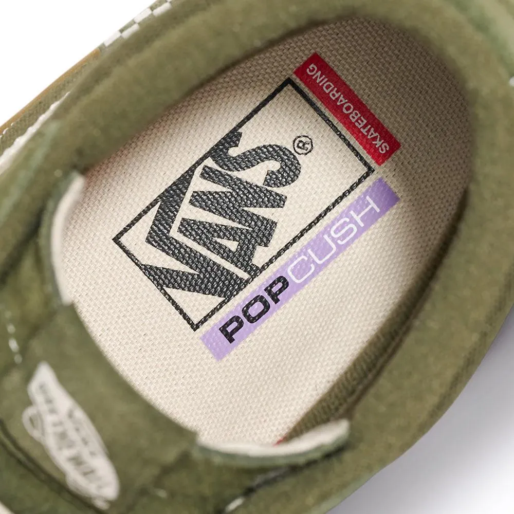 Slip Resistant All Weather Vans Skate Sk8-Hi - Grape Leaf/Gum