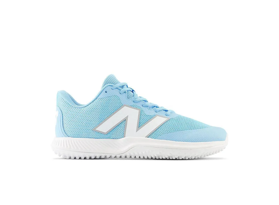 New Balance Men's FuelCell 4040 V7 Turf Baseball Shoes - Sky Blue / White - T4040TC7 Field Fast Rock Path