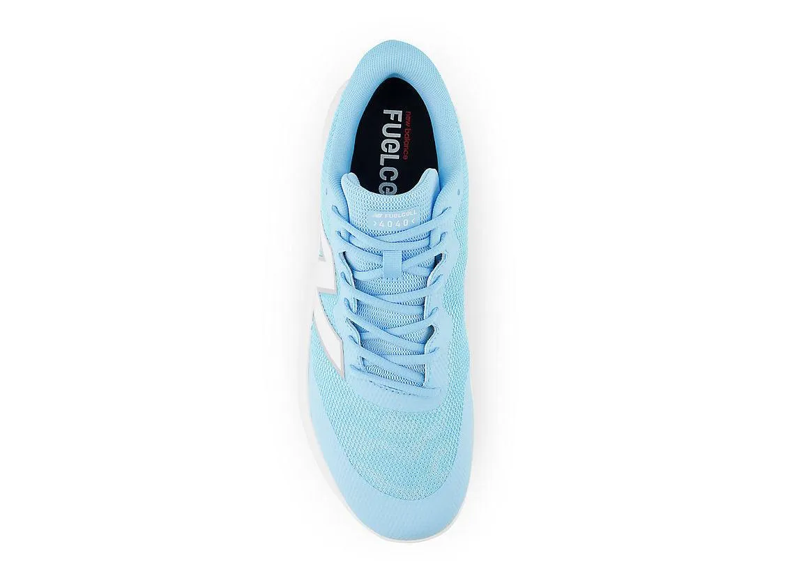 Step Tall Core Flex New Balance Men's FuelCell 4040 V7 Turf Baseball Shoes - Sky Blue / White - T4040TC7