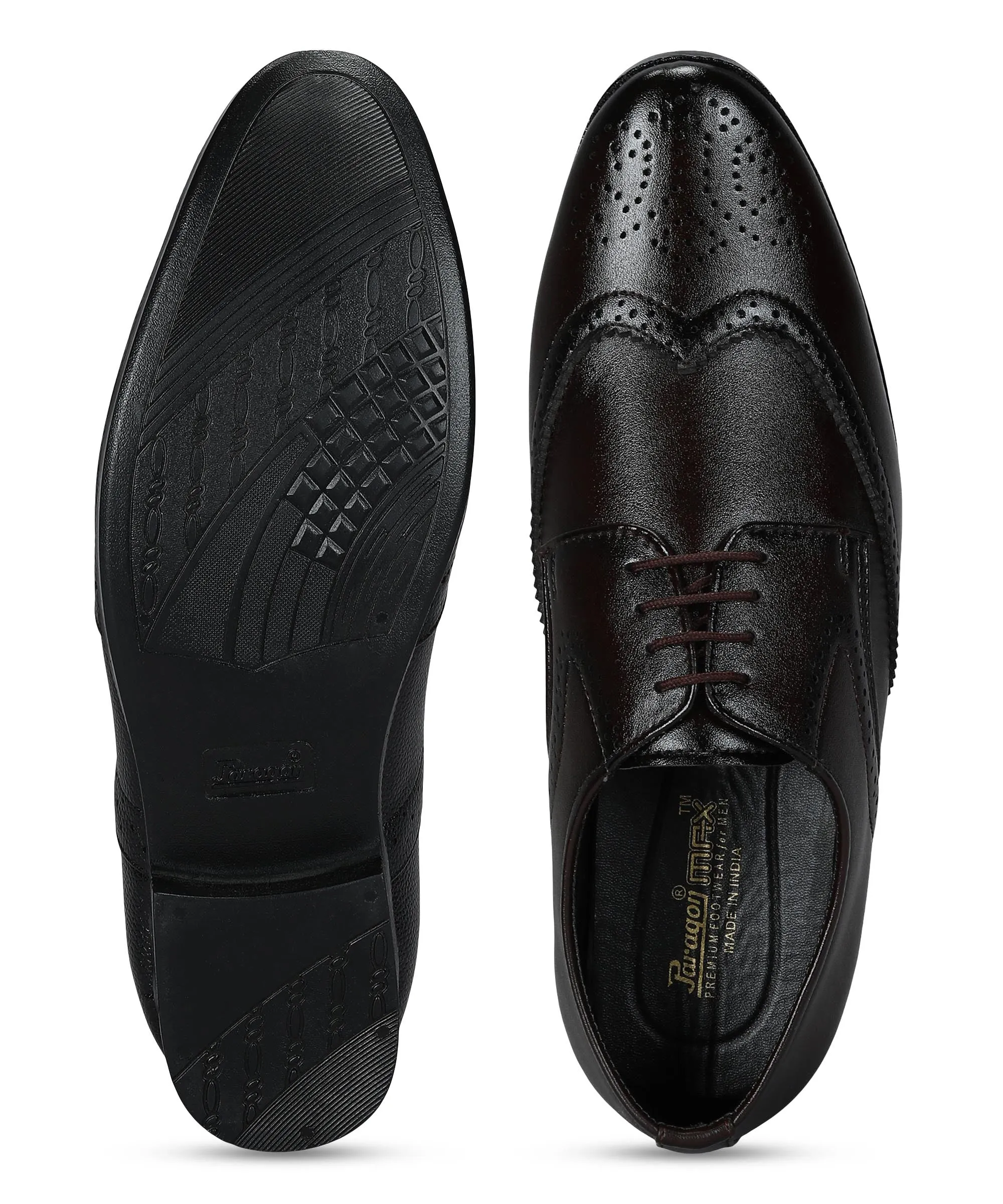 Paragon Men's Brown Formal Shoes| Trendy, Durable & Sturdy for Outdoor Wear Slip On