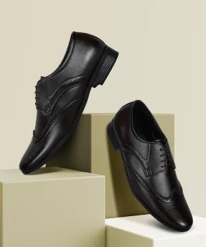 Paragon Men's Brown Formal Shoes| Trendy, Durable & Sturdy for Outdoor Wear Art Cut