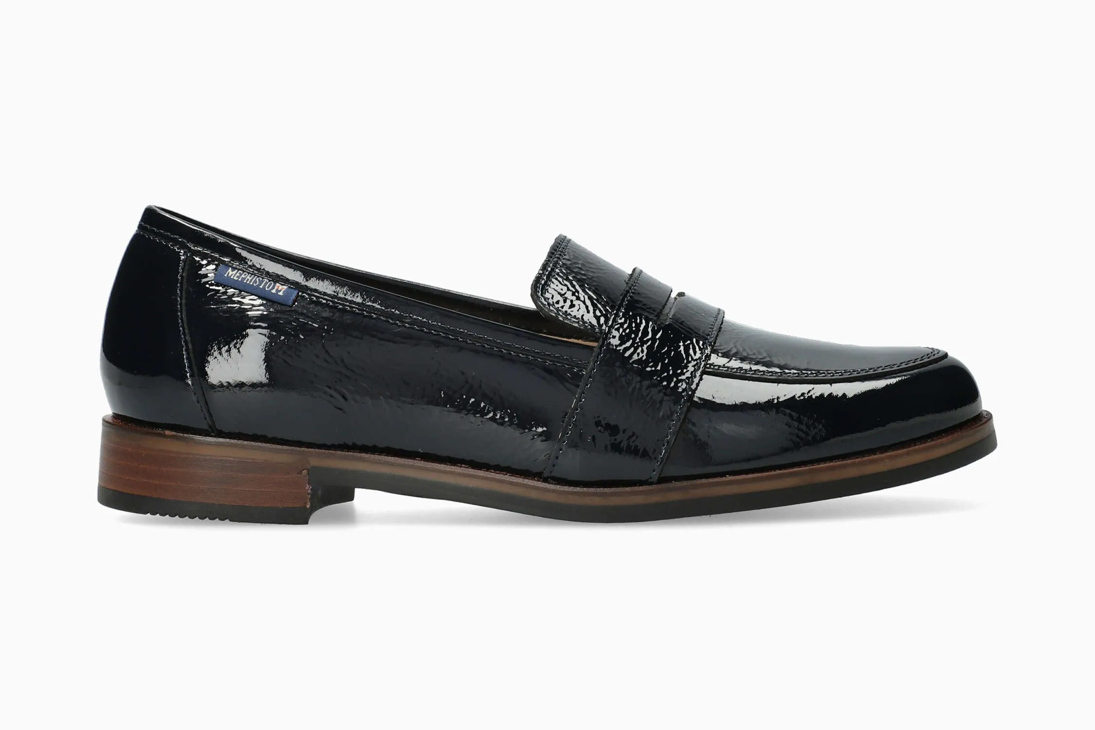 Toe Ease Patent Shine Hadele - Night Blue 1013