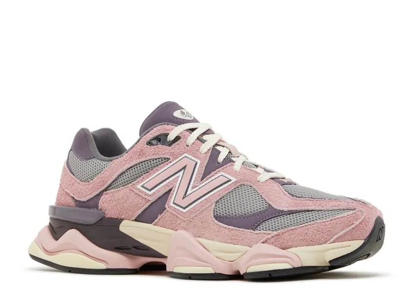 New Balance 9060 Pink Lavender Silver Shine Feather Light Urban Stroll